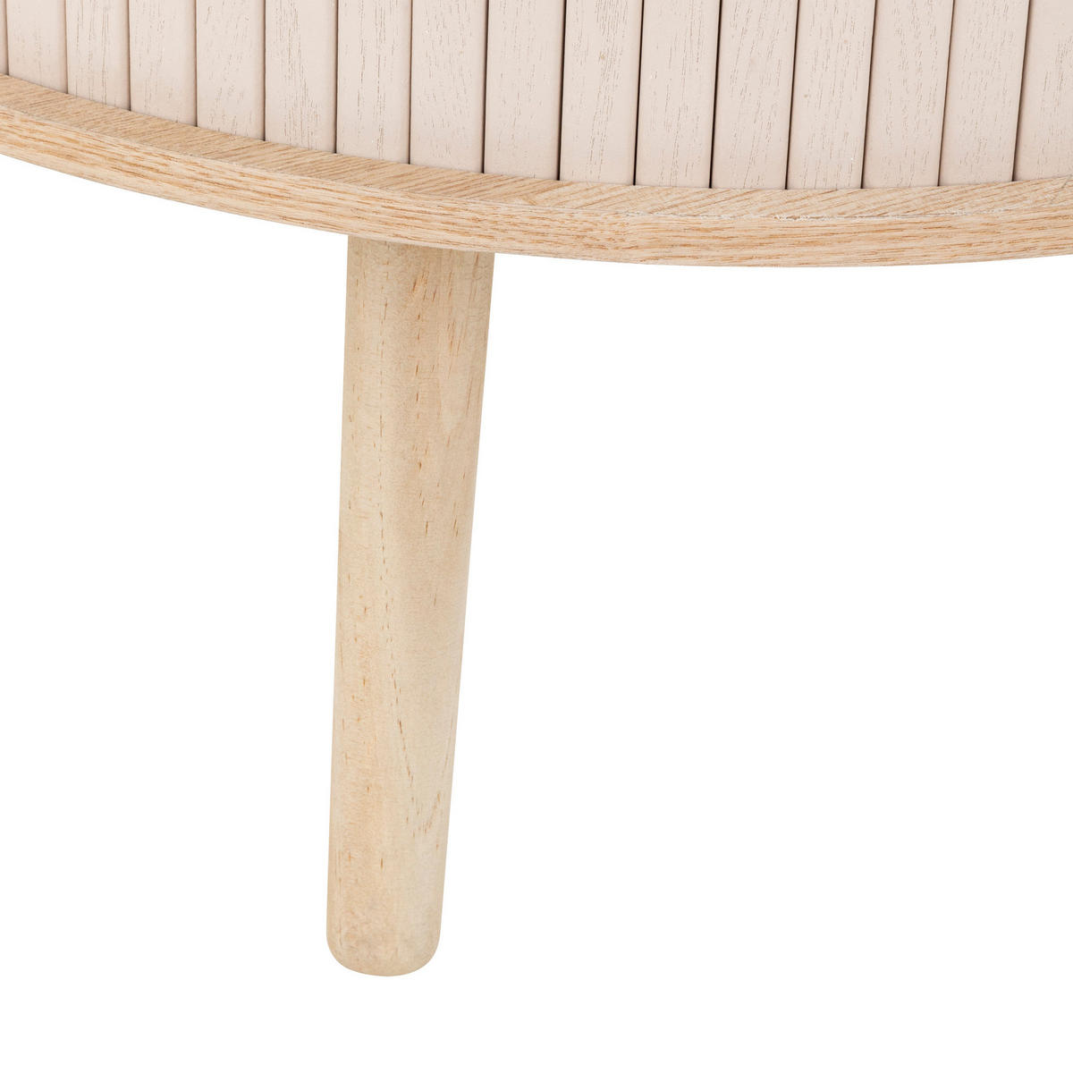 COUCHTISCH mit Stauraum unter der Tischplatte Nyos Beige 60/60/40,7 cm - Beige, Holzwerkstoff (60/60/40.7cm) - Atmosphera Createur d´interieur