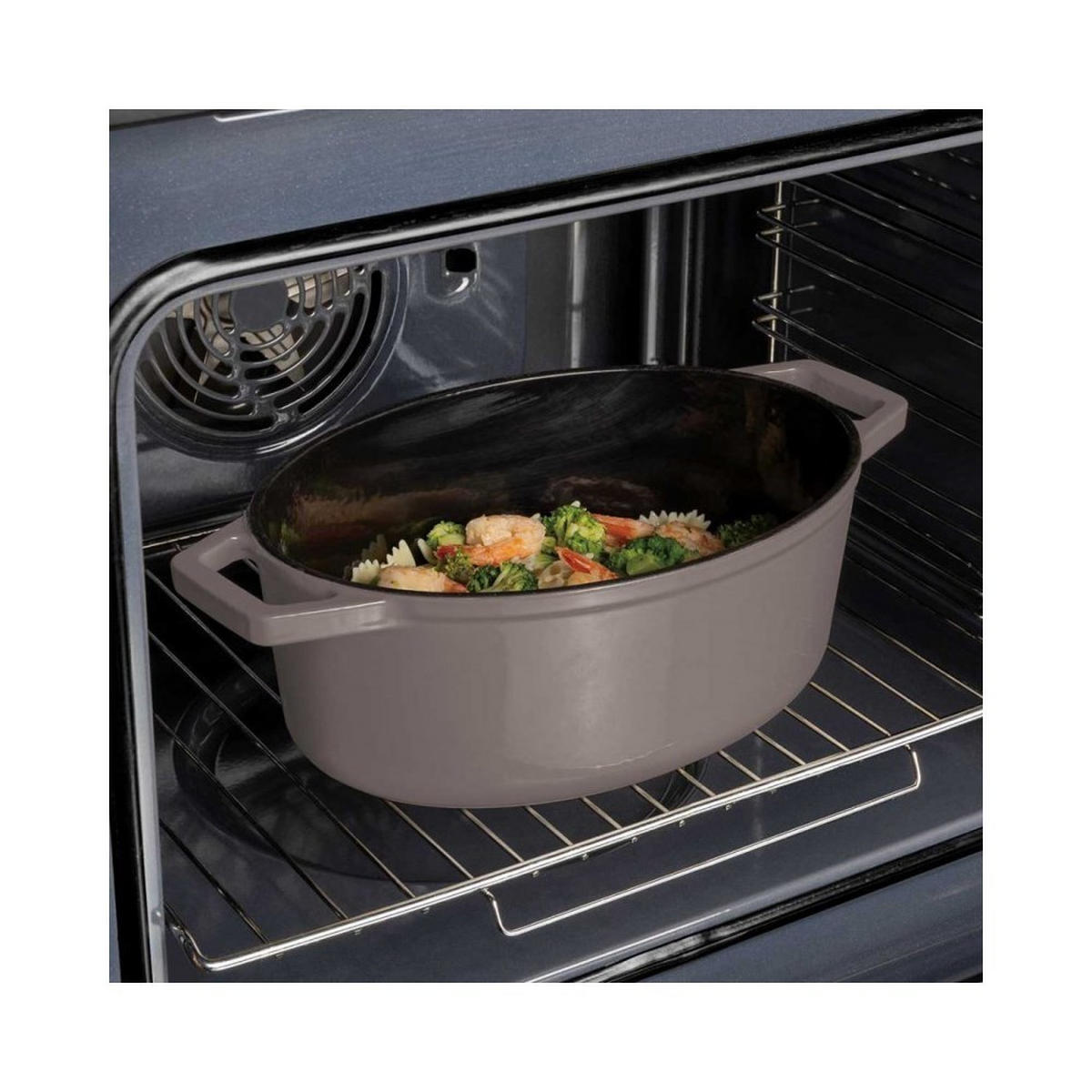 BRÄTER 30cm BH6541 - Grau, Metall (30/22/12cm) - Berlinger Haus