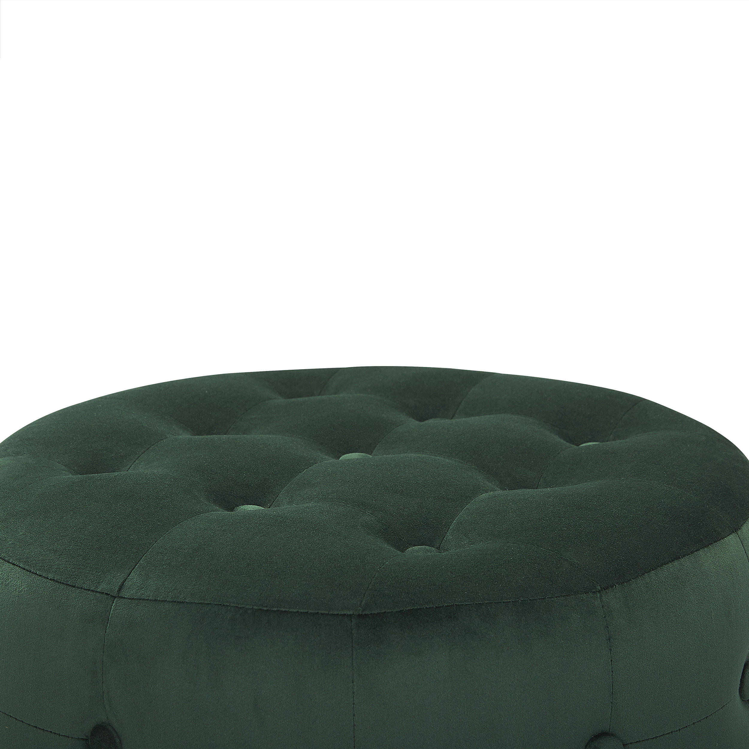 POUF Tampa 55/55/30 cm - Grün, Textil (55/30/55cm) - Beliani