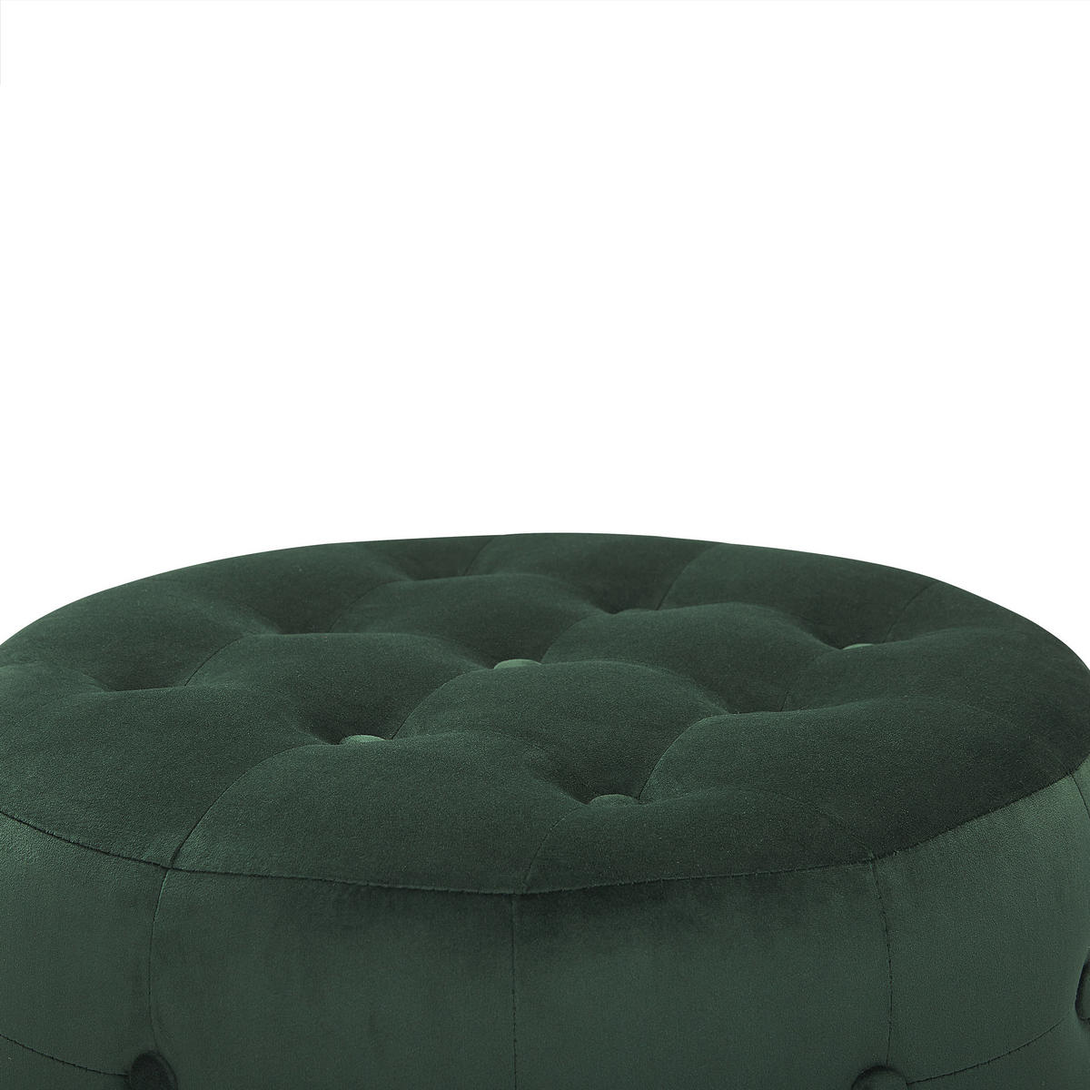 POUF Tampa 55/55/30 cm - Grün, Textil (55/30/55cm) - Beliani