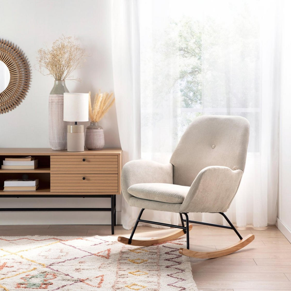 STILLSTUHL Becca Beige 67 cm x 88 cm - Beige, Textil (67/88/70cm) - Klast Home