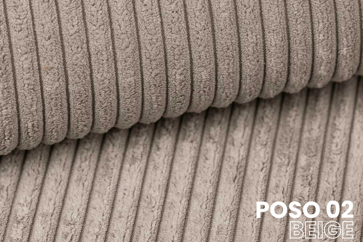 POLSTERBETT VENA 160/200 in Cord Beige - Beige, Holzwerkstoff/Textil (160/200cm) - Deine Möbel 24