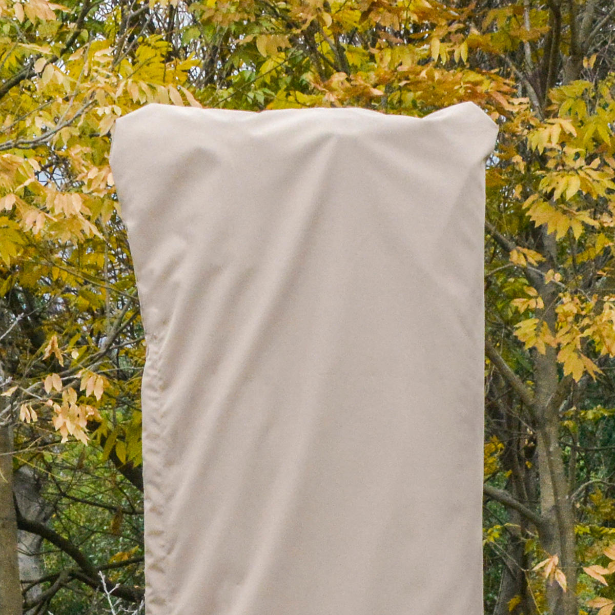 SONNENSCHIRMHÜLLE, Polyester-Gewebe mit PU-Beschichtung, Khaki - Braun, Kunststoff (63/164/63cm) - Outsunny