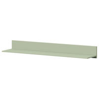 WANDBOARD - Kiefer massiv - Helles Olivgrün - Olivgrün, Holz (130/16/27cm) - home24