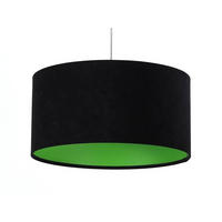 HÄNGELEUCHTE Grün 40/20 cm - Schwarz/Grün, Kunststoff (40/0.6/20cm) - ONZENO