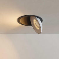 LED-EINBAULEUCHTE Santa Neo Schwarz/Weiß Warmweiß - Schwarz/Weiß, Metall (13.8/13.8/4cm) - s.luce