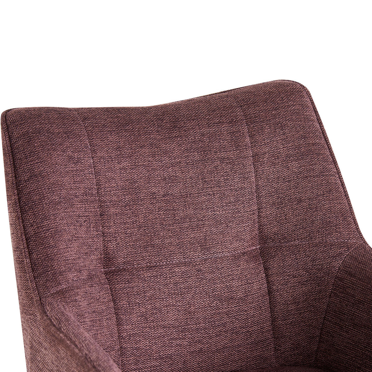 ARMLEHNSTUHL BREIGHT Merlot 2 Stück - Rotbraun, Textil/Metall (56/83/59cm) - B&D Home