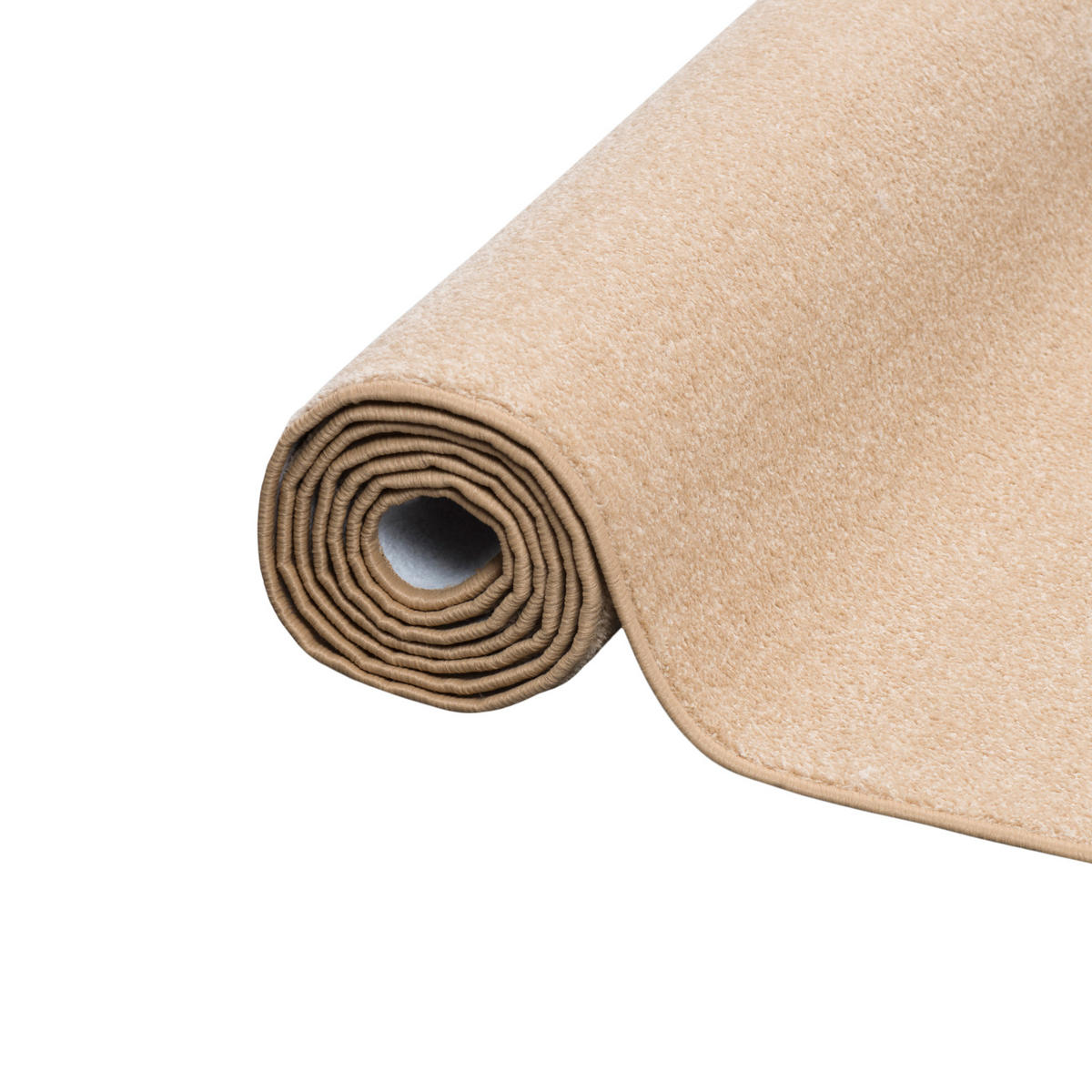 TREND VELOURS LÄUFER TEPPICH JOY - Beige, Textil (100/400cm) - Snapstyle