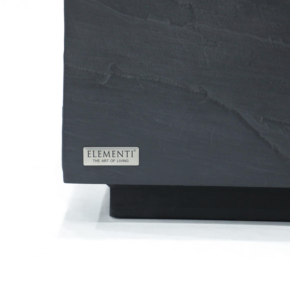 COUCHTISCH COLORADO aus GF-Beton Rechteck, Wetterbeständig, 153x77x36 cm - Dunkelgrau, Naturmaterialien (153/77/36cm) - Elementi