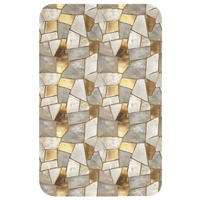 WC PŘEDLOŽKA Mozaika - Mramor - Zlato 50x80 cm - šampaňská, textil/plast (50/1cm) - OnlyWow