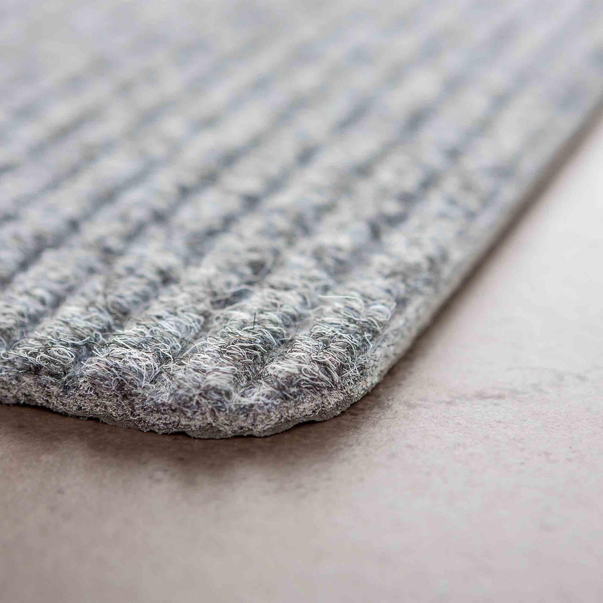 FUSSMATTE INNEN RIB LINE MINI - Silberfarben, Textil (25/60cm) - Astra