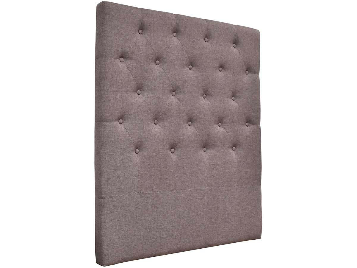 KOPFTEIL UND LATTENROSTSCHUTZ déco Taupe - Taupe, Textil (8.5/120/99cm) - Habitat Garten