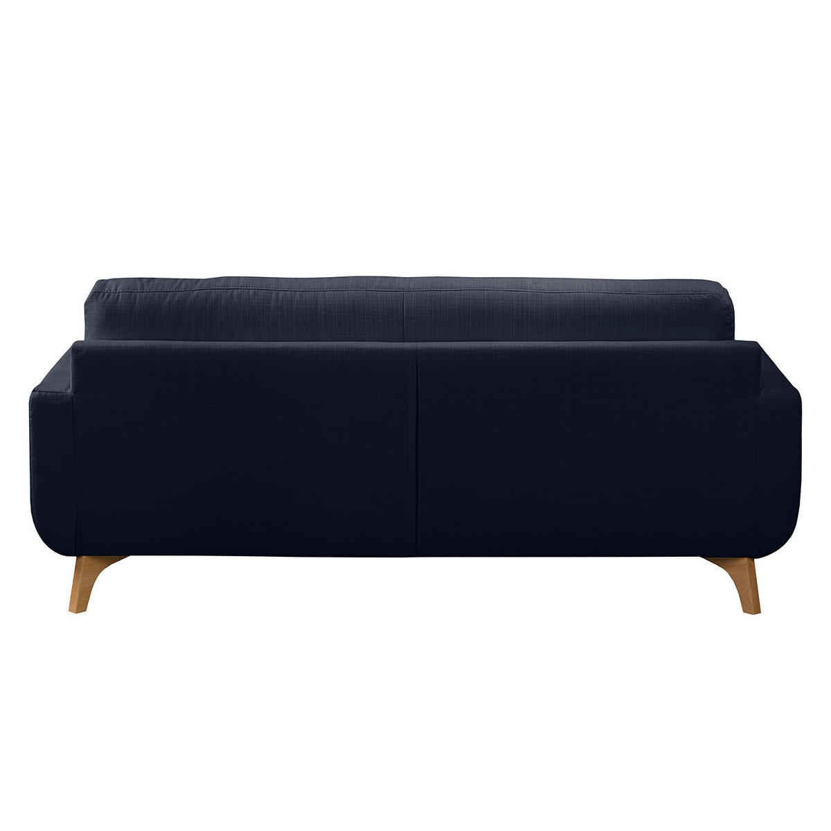 3-SITZER SOFA - Strukturstoff - Dunkelblau, Textil (198/88/90cm) - home24