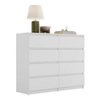 SIDEBOARD HANA M8 mit Schubladen Weiß - Weiß, Holzwerkstoff (120/97/40cm) - Lookway
