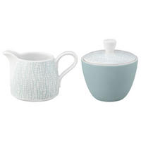 MILCH- UND ZUCKER-SET Life Fashion Green Chic je 260 ml - Türkis, Keramik (1/1cm) - Seltmann Weiden