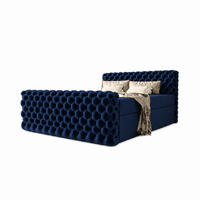 BOXBETT The Big One Figo Dunkelblau 200x220 cm - Dunkelblau, Textil (200/220cm) - B&B Home