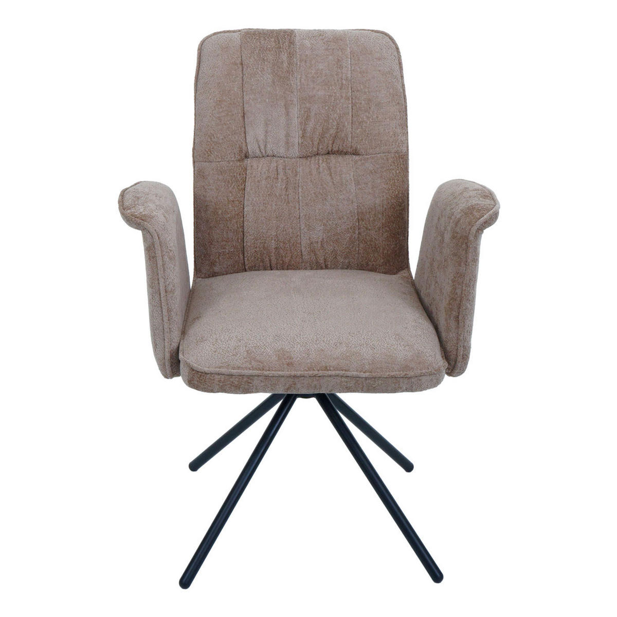 ESSZIMMERSTUHL Braun 2er-Set - Braun, Textil (70/94/60cm) - MCW