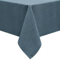 TISCHDECKE Leinenoptik Blau 110 x 110 cm - Blau, Textil (110/110/1.5cm)