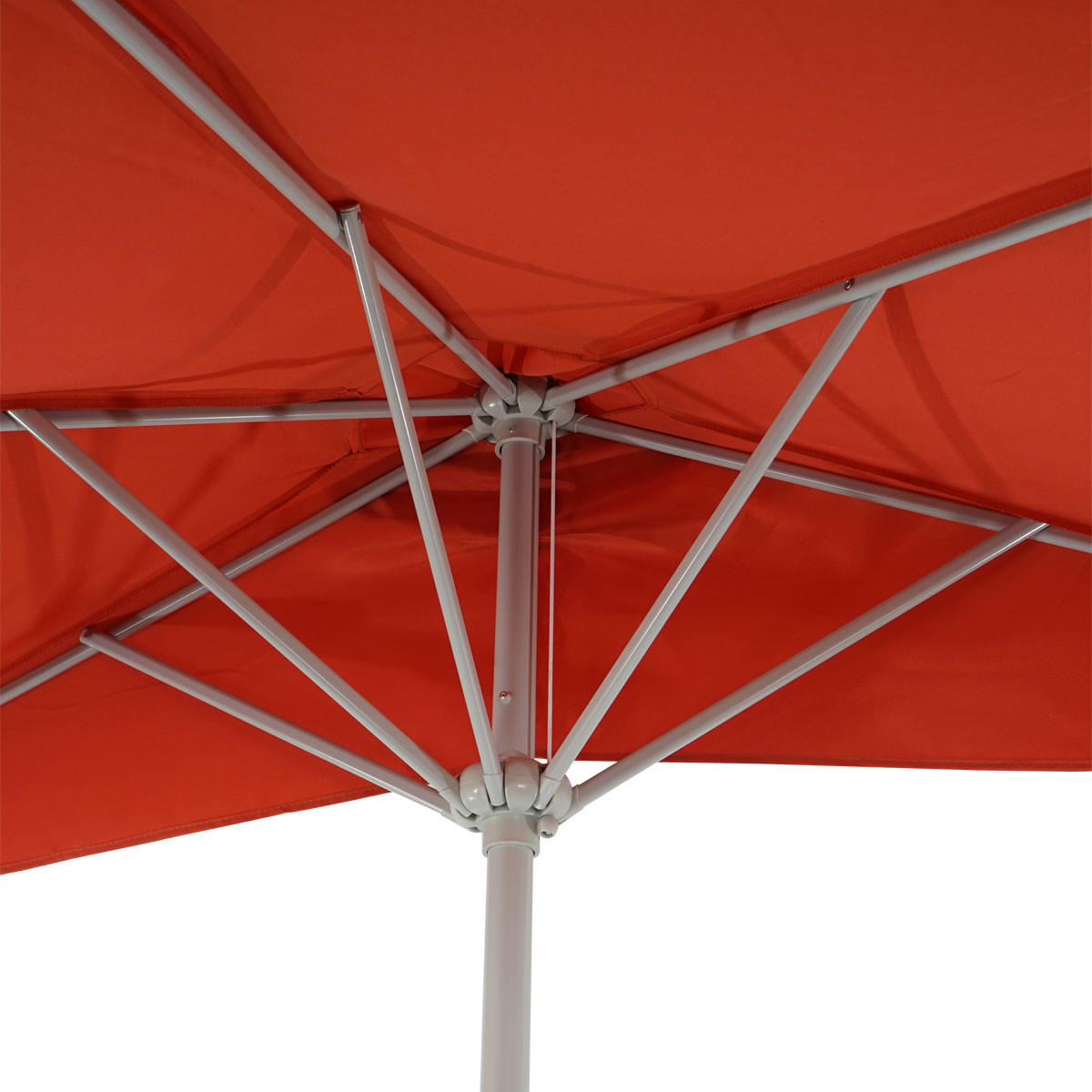 SONNENSCHIRM HALBRUND UV 50+ Orange - Orange, Textil (285/145cm) - MCW