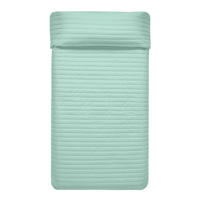 TAGESDECKE dash 200x260 cm (bett 105) minze - Mintgrün, Textil (200/260cm) - Happy Friday