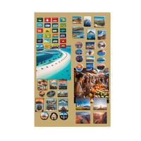 MAGNETTAFEL Klein & Groß Gold 60x40 cm - Magnetisches Stahlboard für Magnete, Fotos und Notizen, Beschreibbar - Goldfarben, Metall (40/60/0.7cm) - ANWICAR