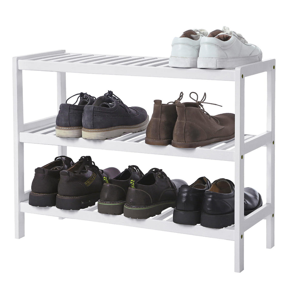 SCHUHREGAL, weiss - Weiß, Holzwerkstoff (70/55/26cm) - A2A Home