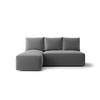 ECKSOFA mit Schlaffunktion SAVIO MINI Poso 60 Links - Grau, Textil (200/140cm) - Bedante