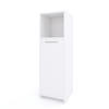 MIDISCHRANK Kiko Weiß 30 x 95 cm - Weiß, Holzwerkstoff (30/95/30cm) - Vicco