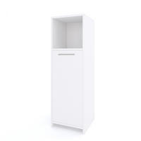 MIDISCHRANK Kiko Weiß 30 x 95 cm - Weiß, Holzwerkstoff (30/95/30cm) - Vicco