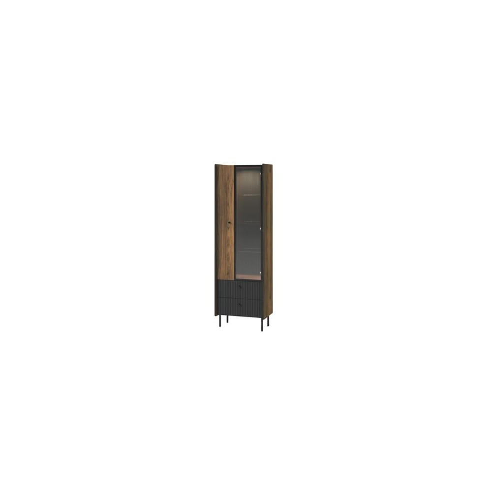 MASSENO VITRÍNA KREON 59/190,7/40 cm Hnědá