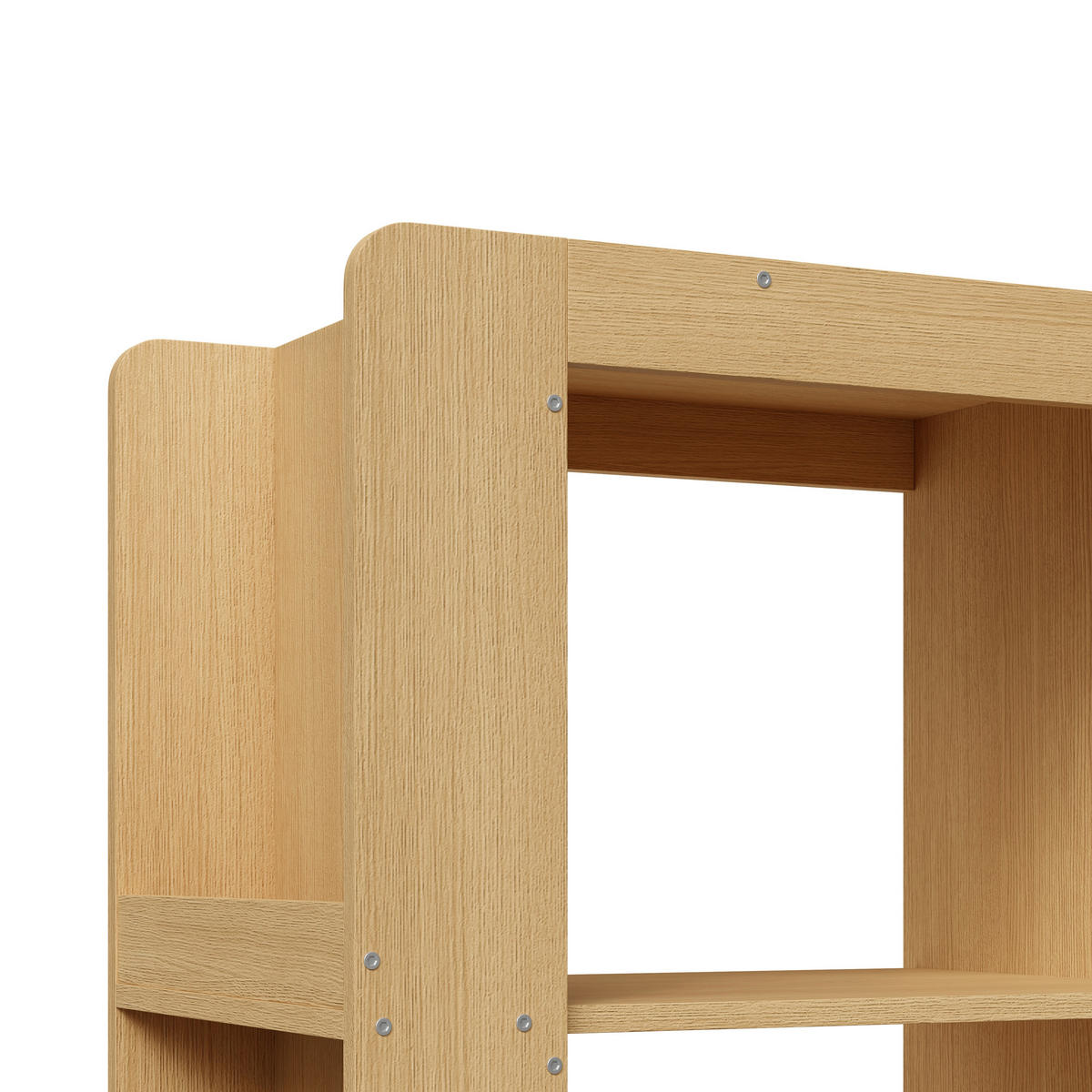 BÜCHERREGAL 60cm 200cm hoch Schubladen Anti-Kipp modern - Eichefarben, Holzwerkstoff (60/200/40cm) - FLIEKS