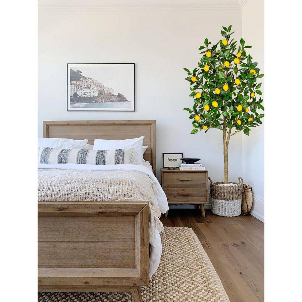 KUNSTPFLANZE Zitronenbaum 150 cm mit Topf - Multicolor, Kunststoff (11cm)