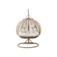 HÄNGESESSEL Olivia - Beige, Metall (132/200/120cm) - MIRJAN24