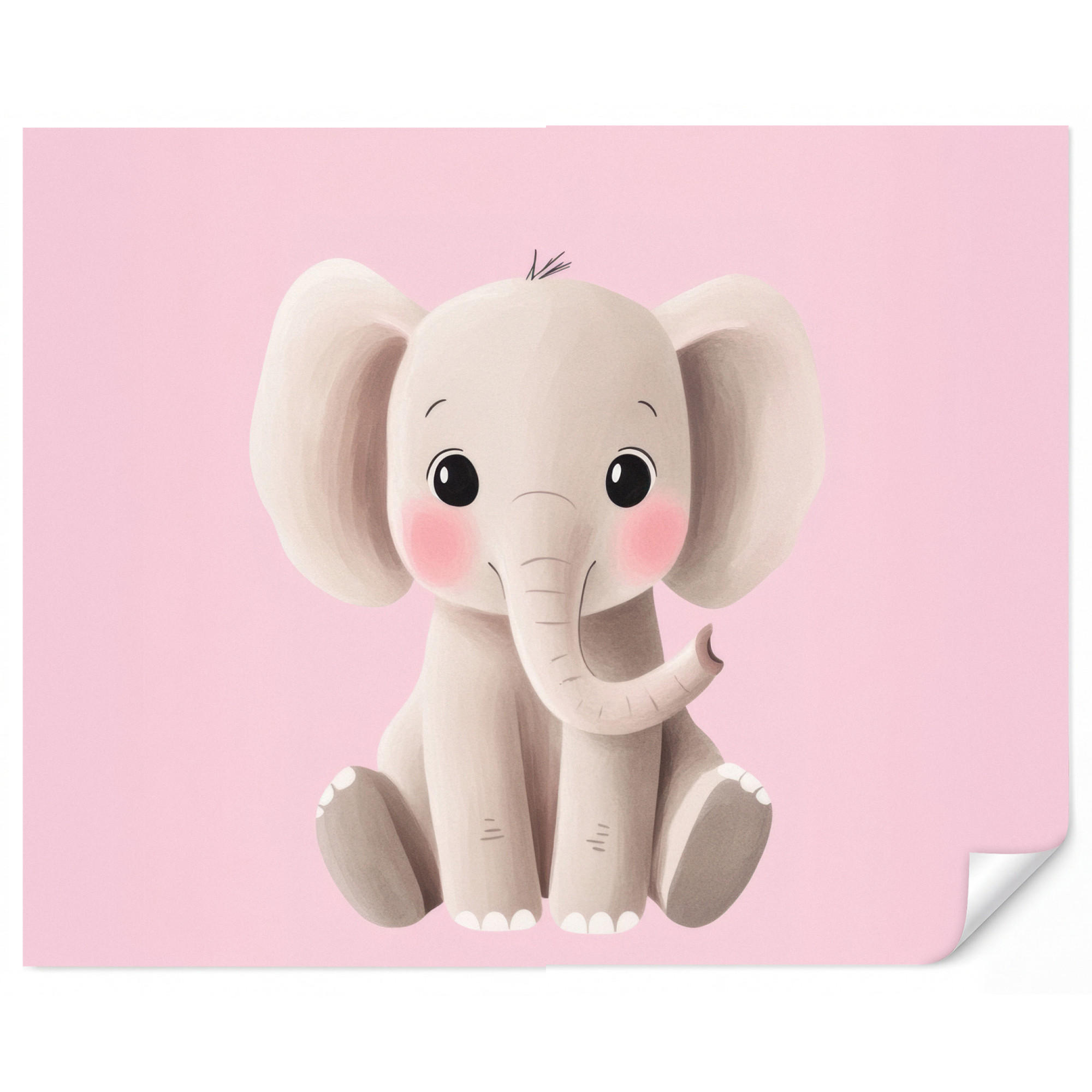 OnlyWow Kindertapete Hellrosa 280x220 cm