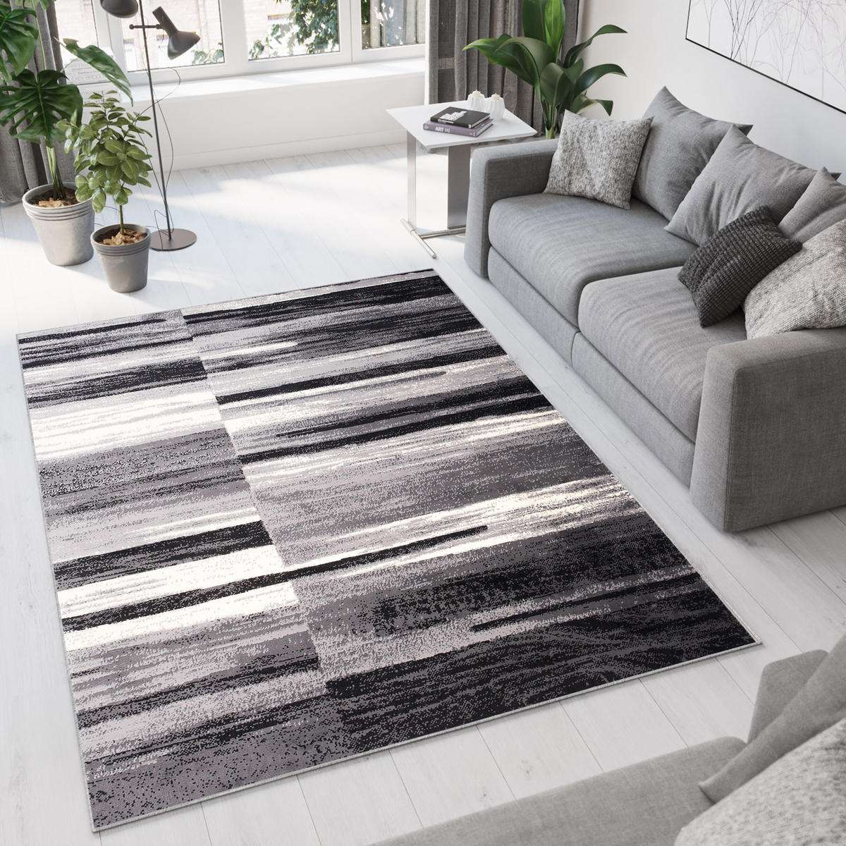 TEPPICH DREAM Dunkelgrau 160/210 cm - Dunkelgrau, Textil (160/210cm) - Tapiso