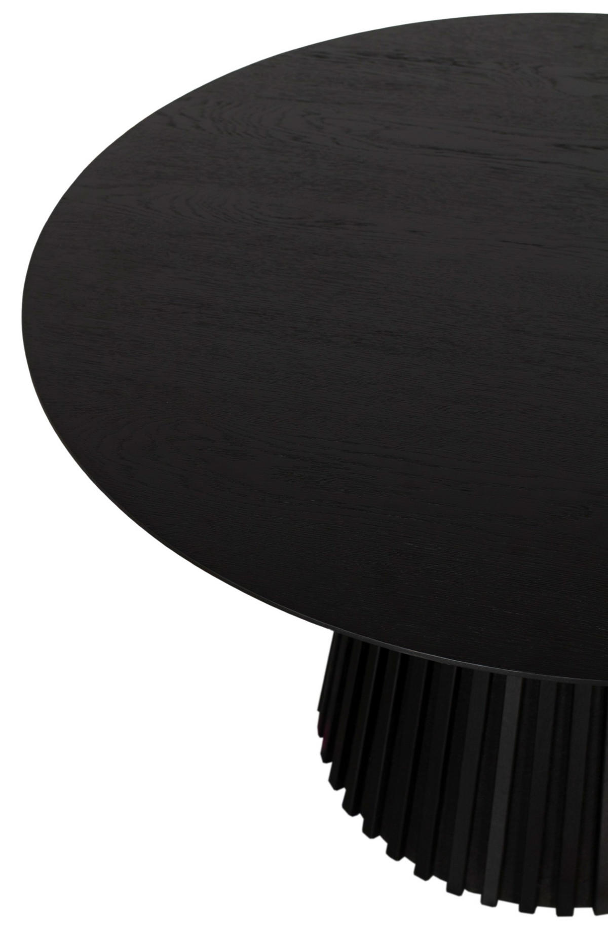 DININGTISCH Andria - rund 120 cm - Eichenholz natur dunkelgrau - Dunkelgrau, Holz (120/120/75cm) - bene living