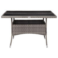 GARTENTISCH Tischrol 120/75/120 cm - Grau, Naturmaterialien (120/120/75cm) - ZMH