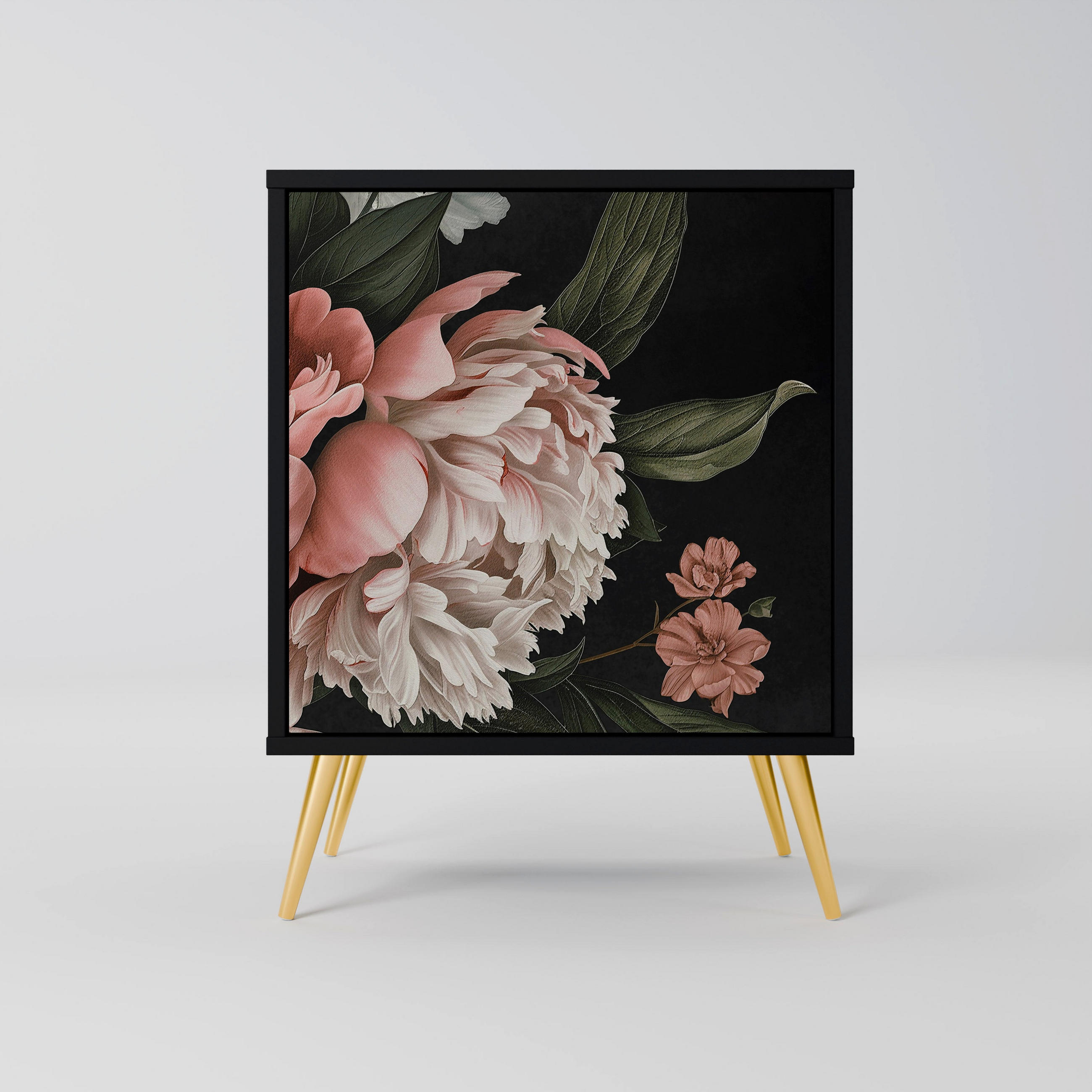 SpaceRebels Sideboard Schwarz 57.5x75.5x42 cm
