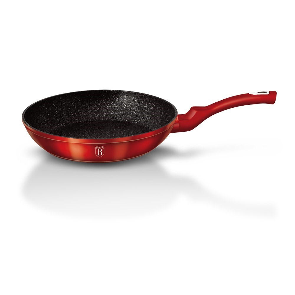 PFANNE Rot 30/30/6 cm BH1254N - Rot, Metall (30cm) - Berlinger Haus
