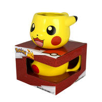 BECHER Pokemon 3D Pikachu Gelb 480 ml - Gelb, Keramik (0.48L) - United Labels