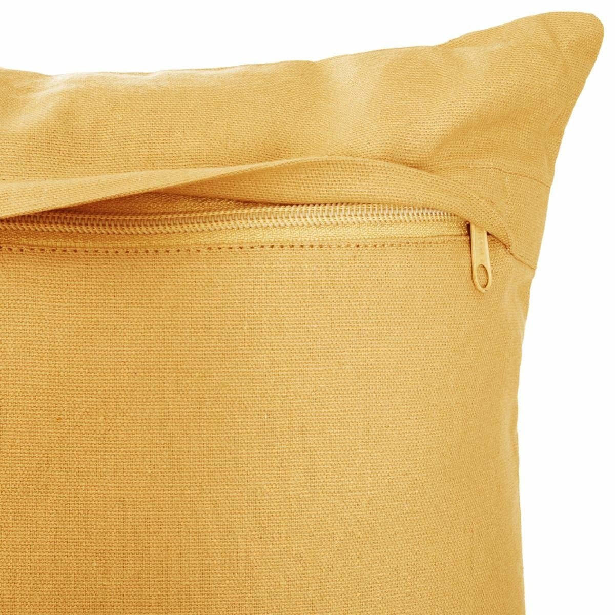 ZIERKISSEN 38/38 cm - Gelb, Naturmaterialien (38/38cm) - Atmosphera Createur d´interieur