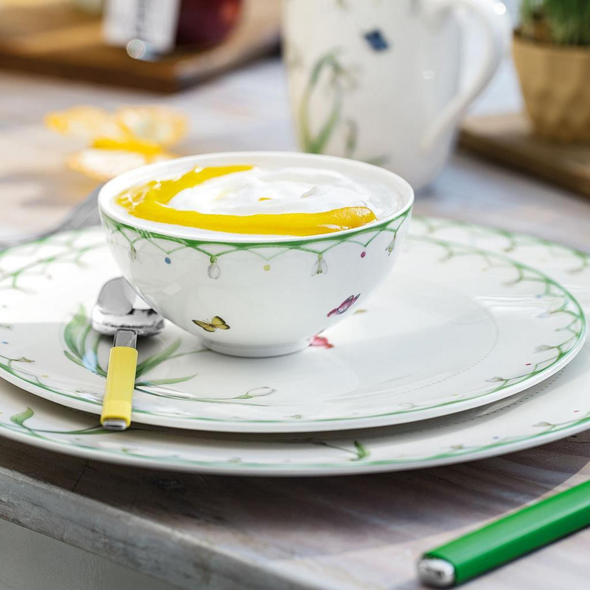 SCHÄLCHEN Colourful Spring bunt ø 11 cm - Multicolor, Keramik (11cm) - Villeroy & Boch