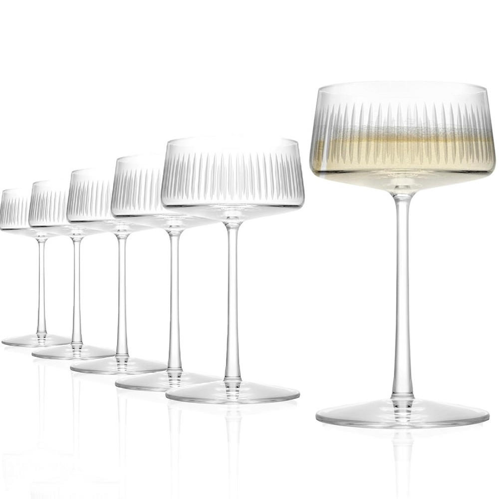 CHAMPAGNERSCHALE New York Bar Soho 316 ml 6er Set - Transparent, Glas (0.316L) - Stölzle