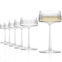 CHAMPAGNERSCHALE New York Bar Soho 316 ml 6er Set - Transparent, Glas (0.316L) - Stölzle