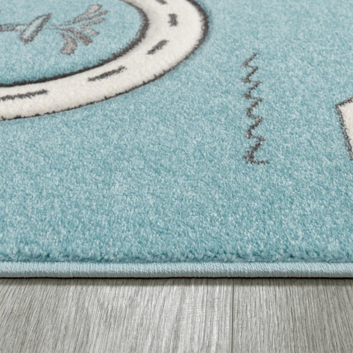 KINDERTEPPICH 80/150 DIAMOND 710 - Blau, Kunststoff (80/150cm) - Paco Home