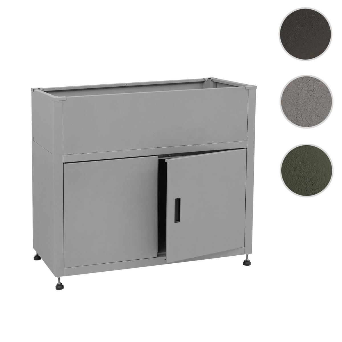 HOCHBEET Grau - Grau, Metall (101/91/51cm) - MCW