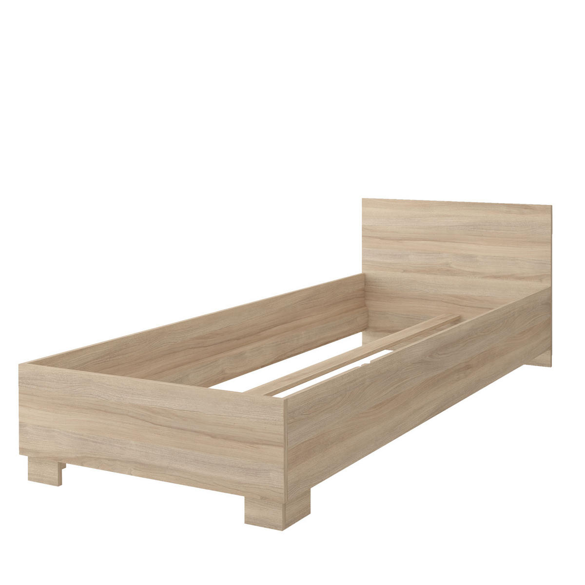 JUGENDZIMMER Arivo in Eiche Sonoma und Weiß 5 teilig - Kinderzimmer Komplett Set - Braun, Holzwerkstoff (80/200/120cm)