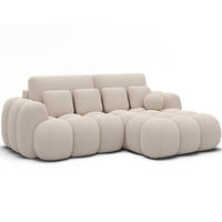 ECKSOFA COVELION L-Form – Schlaffunktion, Bettkasten, Wellenfederung, HR-Kaltschaum, inkl. Kissen, moderner Wohnkomfort - Beige, Kunststoff (167/260cm) - Wohnideebilder