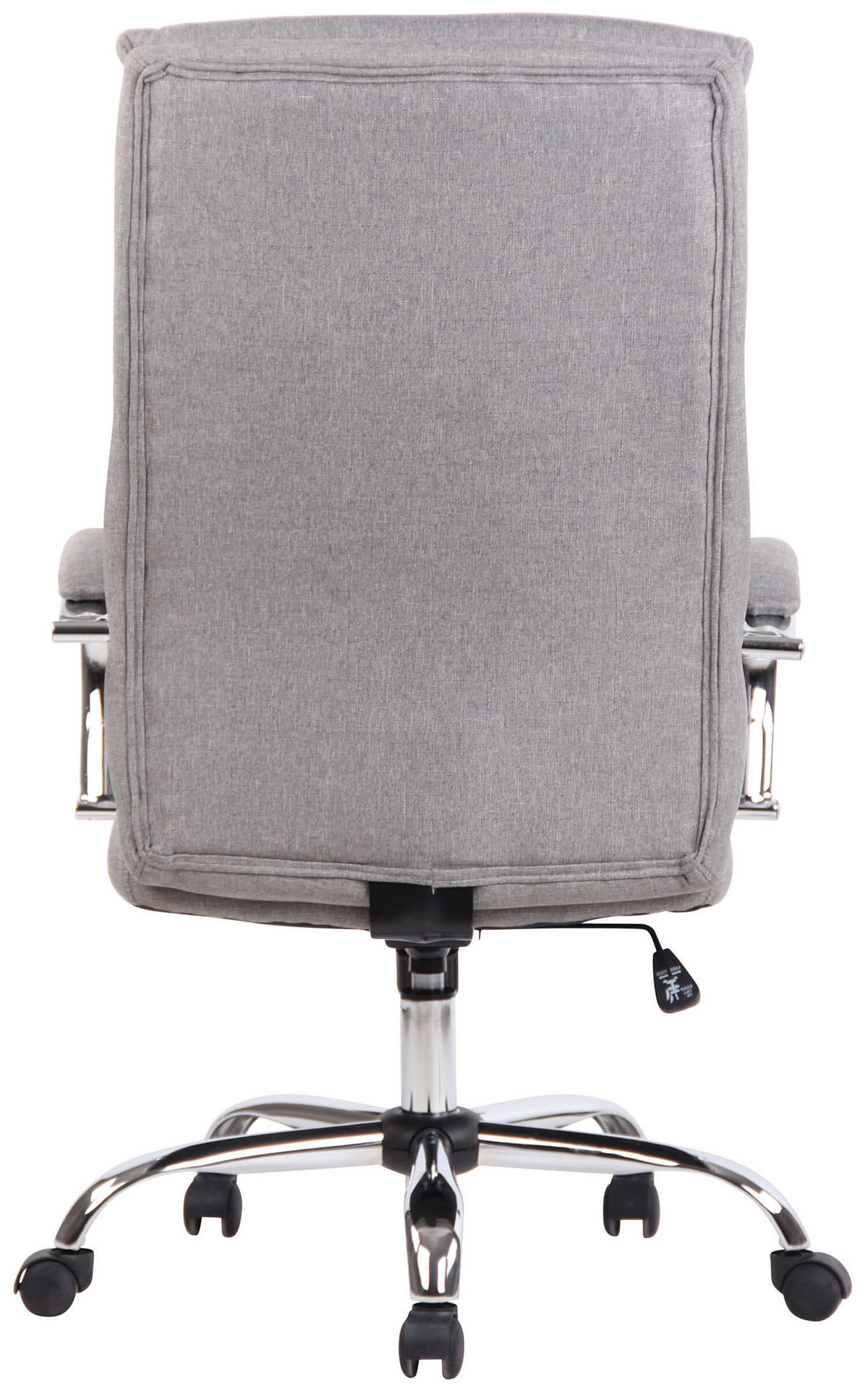 BÜROSTUHL Bradley, Stoff Grau - Grau, Textil/Metall (64/122/70cm) - TPFLiving