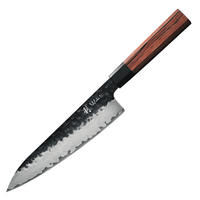 CHEFMESSER 21,5 cm - Braun, Holz/Metall (36cm) - Wakoli